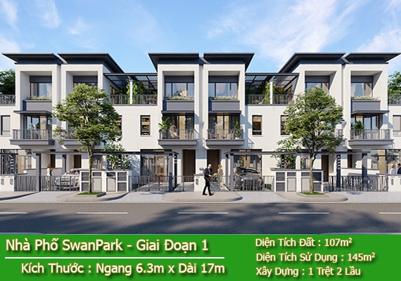 Nhà Phố Biệt Thự Swan Park Giai Đoạn 1 - Mở Bán Đợt Cuối Tháng 04/2020